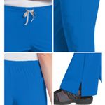 Urban e Performance Women's Flare-Leg Cargo Scrub Pants - Petite Photo 2