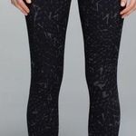 Lululemon  Wunder Under Crop ll Full On Luon in Star Crushed Coal Black. Size 6. Photo 0