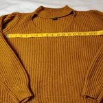 Forever 21 Mustard Knit Keyhole Sweater, L Photo 5