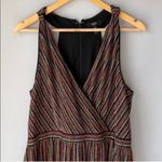 AQUA  XL Striped Metallic Maxi Dress Gown Photo 3