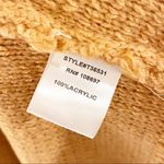 Daisy May  Large Burnt Orange Sherpa Eyelash Long Open Front Cardigan Photo 3