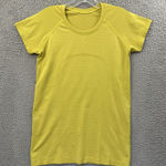 Lululemon  Swiftly Tech Short Sleeve 2.0 Yellow‎ Pear Athletic Athleisure Women 8 Photo 0
