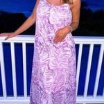 Boutique  Maxi Dress Purple Zebra  Photo 0