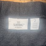 Chico's Chico’s black knit straight leg 2/12 short pull on pants Photo 1