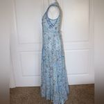 Poupette St. Barth Nana Maxi Dress in Blue Toulon Size Small Photo 2