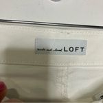 Loft  the girlfriend jeans white‎ womens size 2/26 casual beach preppy trendy Photo 3