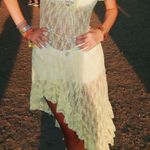 Urban Outfitters Kimchi Lime Chiara Sheer Lace Midi Dress Photo 0