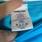 Lands' End  blue swim bottoms women’s size 12 bikini full coverage beach‎ summer Photo 2