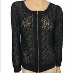 Francesca's Boutique Lace Zip Up Jacket Photo 8