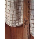 SANCIA The Ines Jumpsuit M White and Tan Check Ruffle crop Size M Photo 8