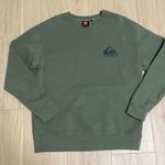 Quicksilver Forest Green  surfing crew neck sweatshirt Photo 0