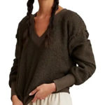 Anthropologie T.La Dark Green Zuri Knit Sweater Photo 0
