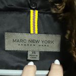 Marc New York  Black Puffer Coat with Brown Fur Trim Photo 4