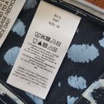 Ganni  Blue Leopard Chic Feminine Workcore Fairy Trendy Jacquard Blouse Size 38 Photo 3