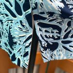 La mer luxe Fonda Stylish Blue, and White long Blouse Blue Size M Photo 8