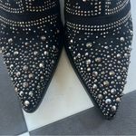 Bedazzled Black Ankle Boots Size 9.5 Photo 4