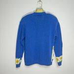 Alexandra Bartlett Knit Floral Daisy Cardigan Sweater Vintage Cottage Photo 3