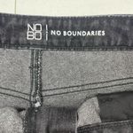 No Boundaries  Jrs Size 15 Jeans Super High Rise Straight Leg Split Hem Baggy Photo 6