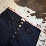 Alice + Olivia  Black Velvet High Waisted Pants Size 30 Photo 5