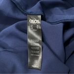 ASOS Stretch Blue Sleeveless Collared Tapered Leg Utility Jumpsuit Size 14 Photo 9