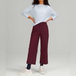 Lululemon City Sleek 5 Pocket Wide Leg Pant Cassis Size 28 Photo 6