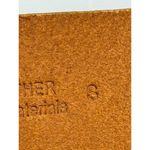 Chico's Leather Belt Ornate Brass Rhinestone Buckle Womens Small Suede Photo 6