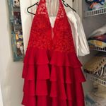 red homecoming dress Size 18 Photo 0