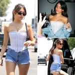 Frederick's of Hollywood Vtg Corset Top Bustier Red Lace Brocade M Medium 36 Photo 1