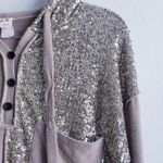 7th Ray Sequin Boutique Sweater Hoodie Photo 2