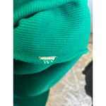 Vintage Argenti Green Knit Sheath Dress Gold Crest Buttons Elegant Event Wedding Size 10 Photo 6