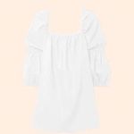 Reformation  Jerri Linen Dress (White) Photo 1