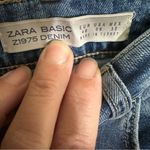 ZARA Basic Z1975 Denim High Rise Size 8 Raw Hem Skinny Jeans Distressed Size 8 Photo 11