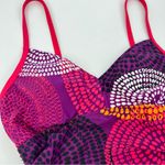 prAna  Moorea Purple Geometric Print Swim Tankini Sz S Photo 2