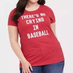 Torrid A League of Their Own Red Baseball Graphic Tee Women's Plus Size 3X Photo 0