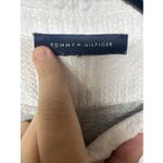 Tommy Hilfiger  Women’s Layered Look Sweater Shirt Top Gray White Collared XL Photo 9