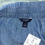 J.Crew NWT  Chambray Drawstring Cotton Pants Medium Echo Blue Wash Photo 7