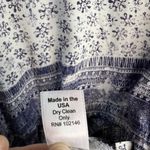 Michael Stars  Charlotte Print Boho Rayon Print Drawstring Tie Dress Women's Sm Photo 8