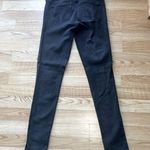 American Eagle AE Ne(x)t Level Ripped Waisted skinny size 7R W28 L31 washed black distressed Photo 5