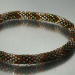 Sashka Special Edition Green / Copper Bracelet 8” Size Photo 1