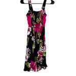 Crochet Top Hawaiian Floral Dress Sleeveless Summer‎ Beach Cover Up Size S Black Photo 5