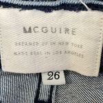 McGuire Denim MCGUIRE Black Bow Skinny Jeans Photo 4
