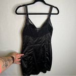 Urban Outfitters | Black Silky Short Sexy Dress Lingerie Medium Photo 2