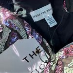 Dress the Population NWT Women’s Elisa Sequin Fit & Flare Midi Dress Small Photo 3