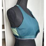 FourLaps Women’s Circuit sports bra Deep Teal/ Dark Ivy XL Green Photo 2
