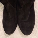 Vegan black suede over the knee boots. VGUC Size 7 Photo 4