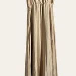 Show Me Your Mumu Faith Champagne Luxe Satin Maxi Dress XS Photo 6