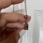 Kate Spade NWT Lady Marmalade Scatter Necklace in Rose Gold Glass Photo 5