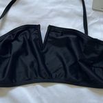 NWT Spiegel Womens 10 Bikini Set 2PC Black Top Bottom High Waisted Vintage 90s Photo 4
