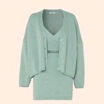 Reformation  Alonzo Sweater Set (Robins Egg) Photo 0