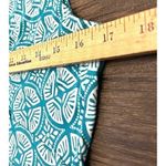 st. john's bay  PL Sleeveless Maxi Dress Teal White Coastal Resort Cruise Beachy Photo 5